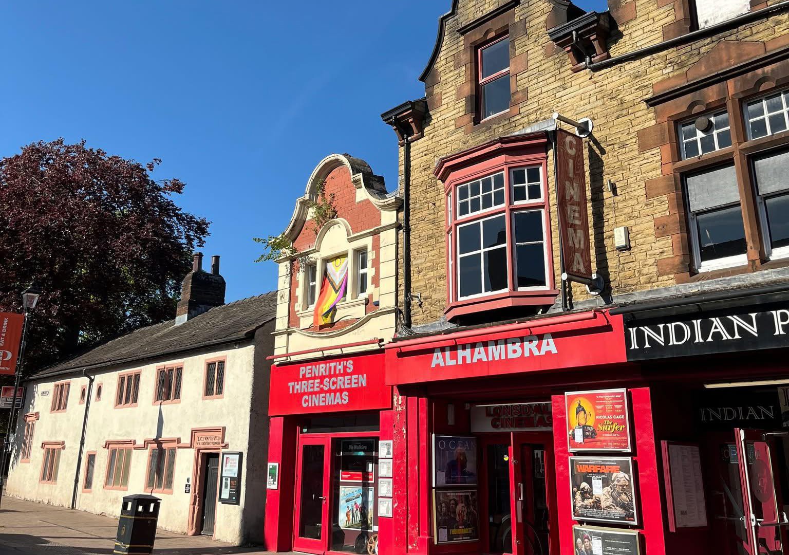 Alhambra cinema in Penrith exterior view