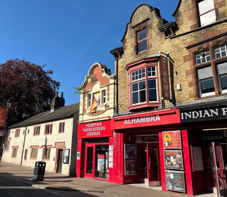 Alhambra cinema in Penrith exterior view