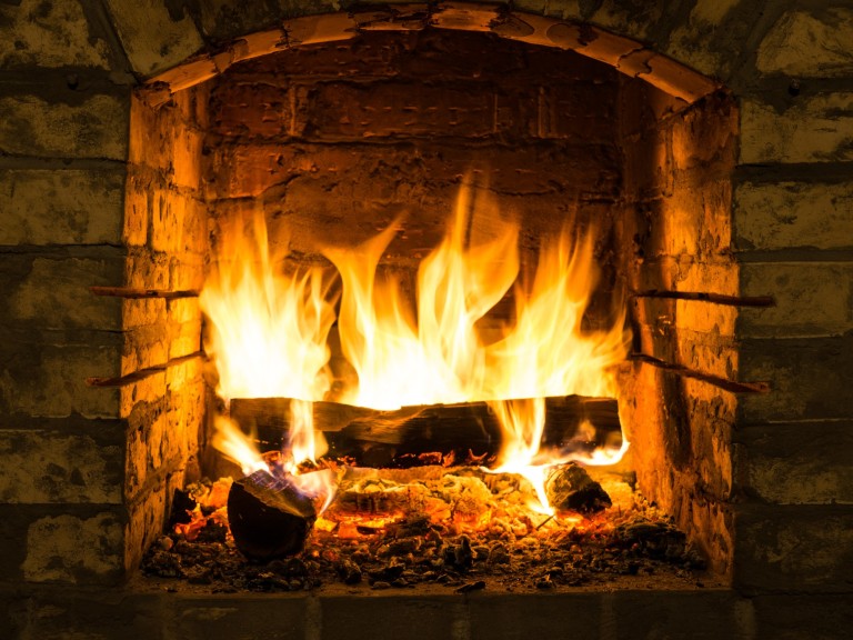 fireplace firewood nice warm