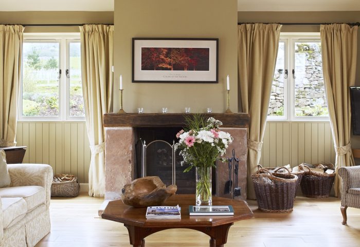 Airy open plan reception rooms
