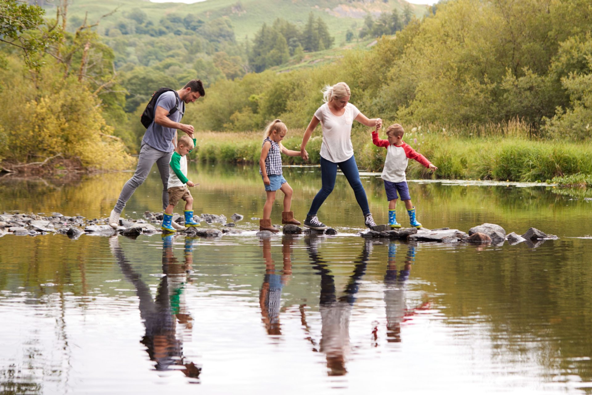Family-walks-The-Rowley-Estates