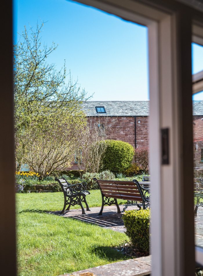 Enjoy privacy and freedom to roam the wooded estate