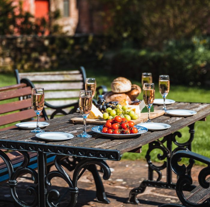 Enjoy privacy and freedom to roam the wooded estate