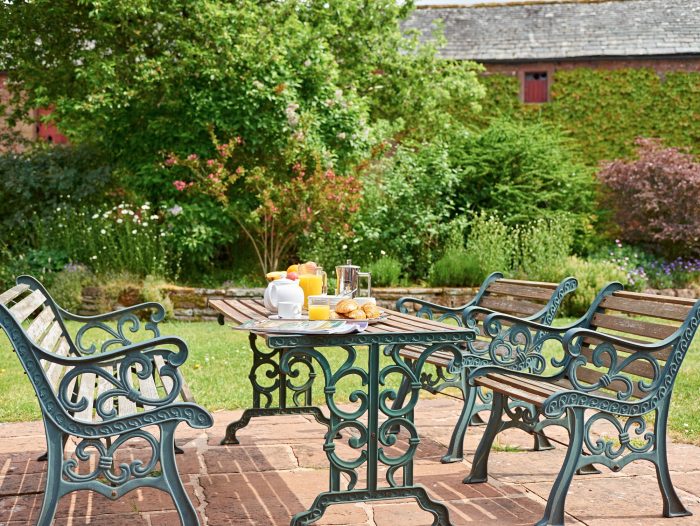 Enjoy privacy and freedom to roam the wooded estate