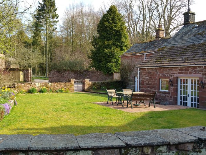 Enjoy privacy and freedom to roam the wooded estate