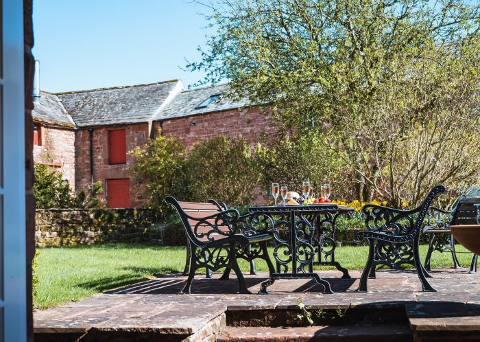 Enjoy privacy and freedom to roam the wooded estate
