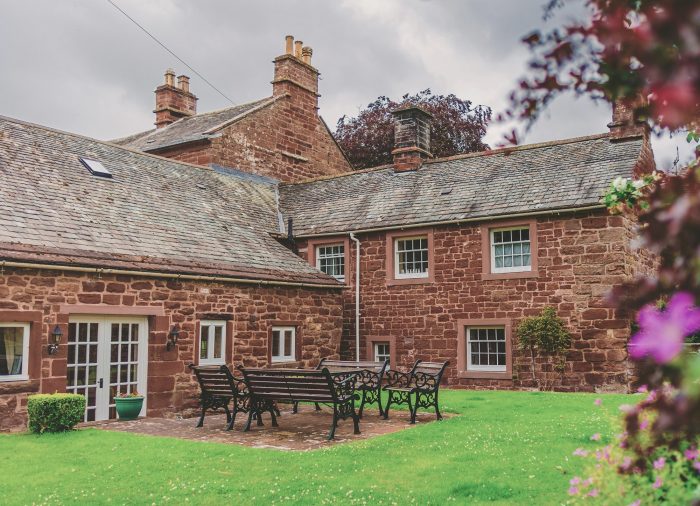 Enjoy privacy and freedom to roam the wooded estate
