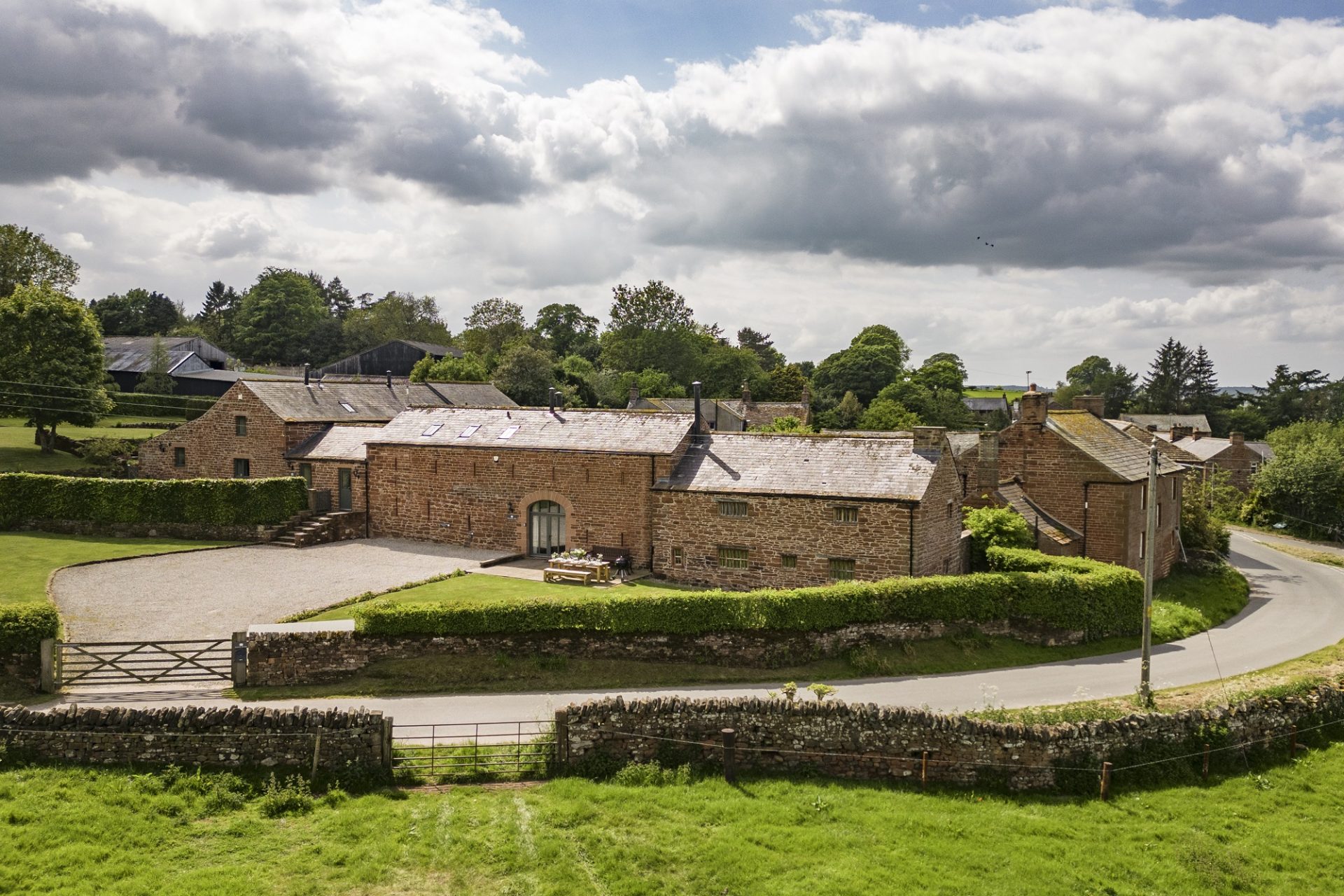 The Rowley Estates – Glassonby Hall – DRONE-11