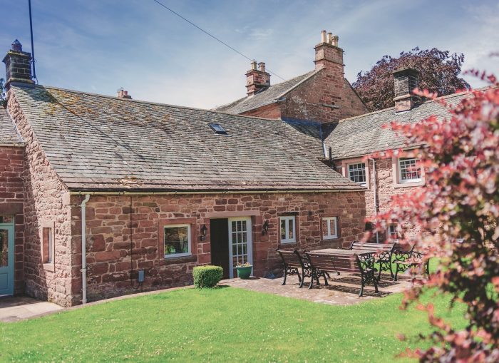 Enjoy privacy and freedom to roam the wooded estate