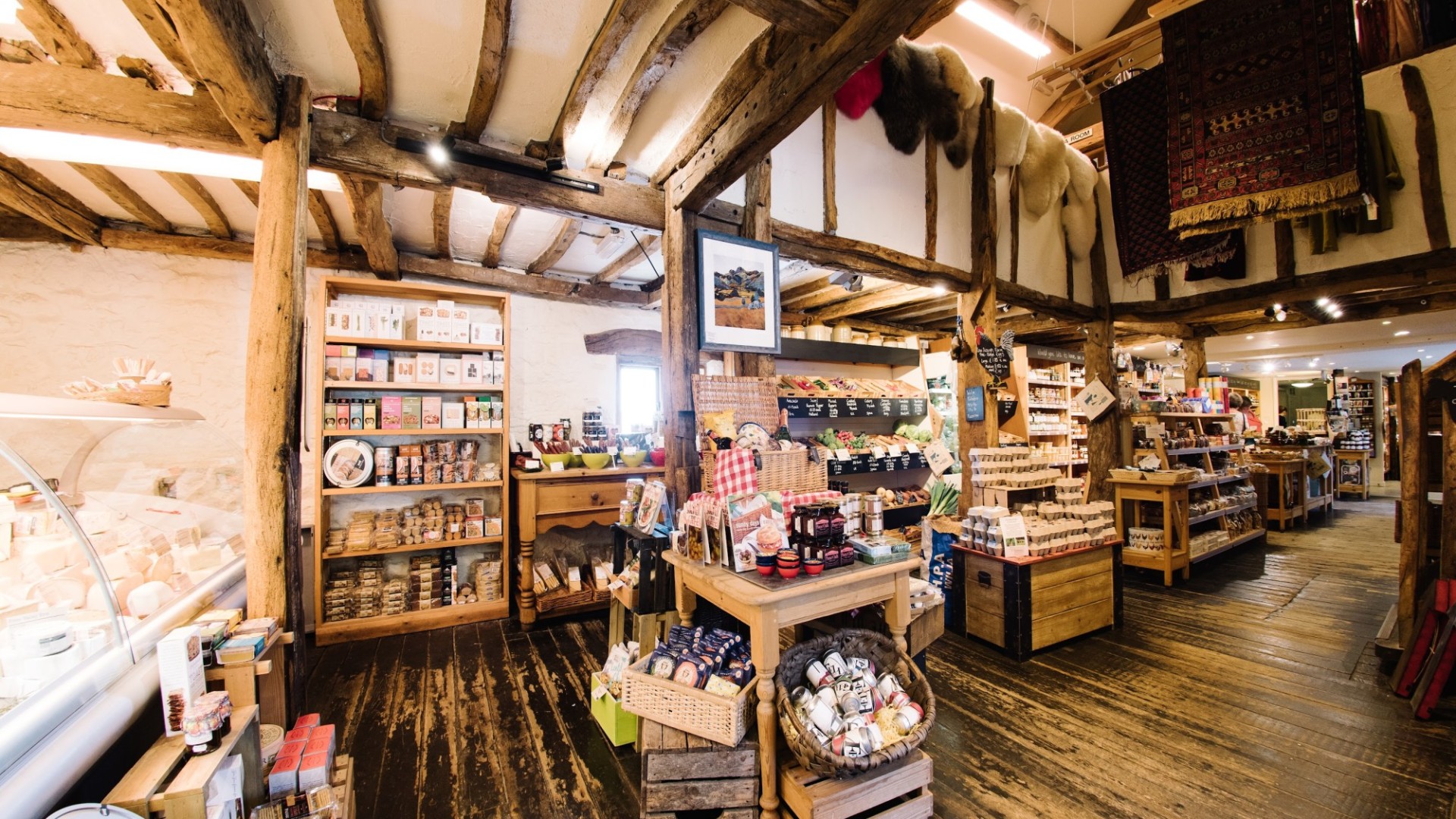 Farm Shop Interior at Low Sizergh Barn