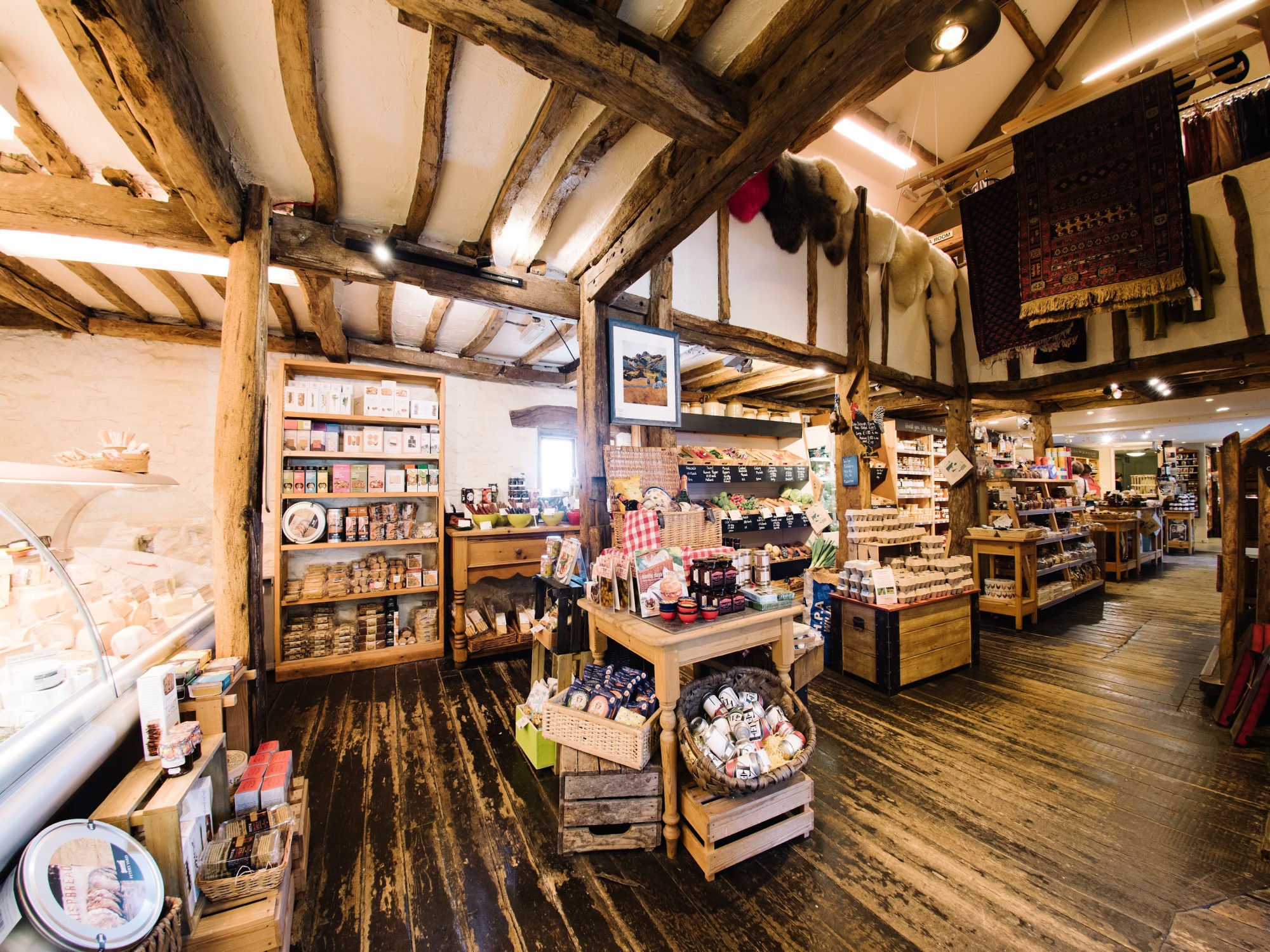 Farm Shop Interior at Low Sizergh Barn