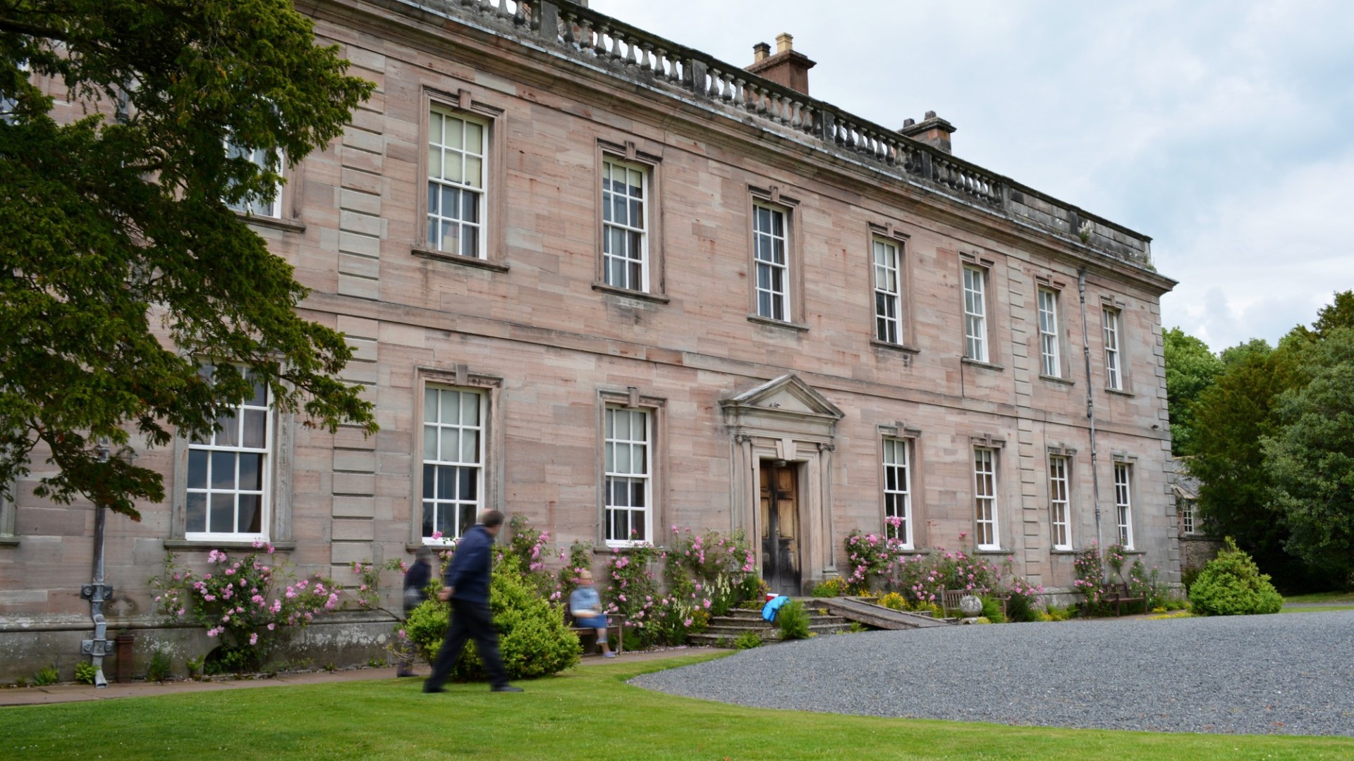 dalemain house front history garden