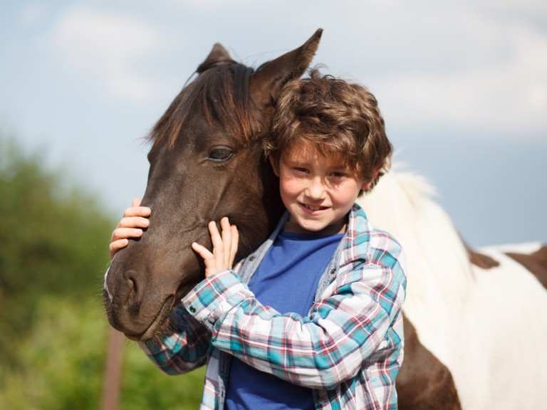 horse riding kid lessons