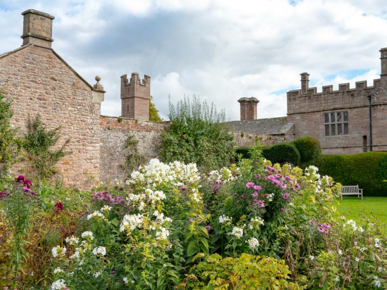 hutton in the forest castle view garden