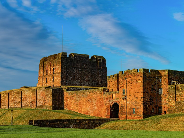 carlisle castle wall history day scene