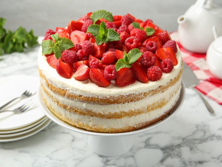 fruit cake frosting green