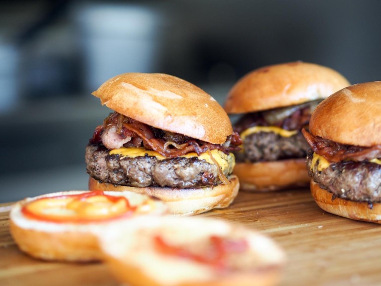 hamburger cheeseburger catering food dinner lunch