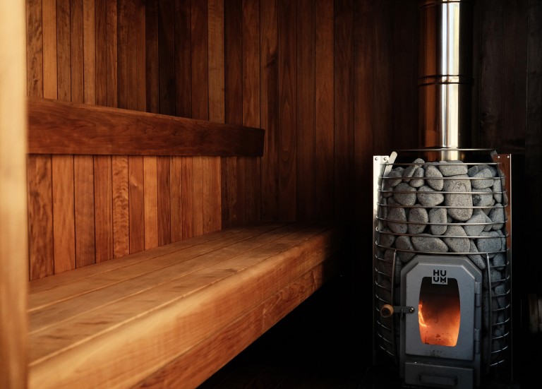 Wood-fired sauna hire