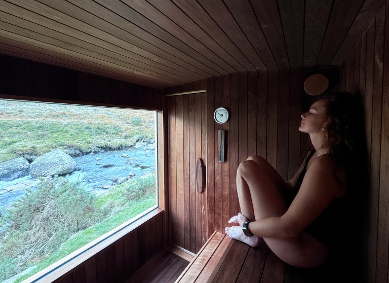 Wood-fired sauna hire